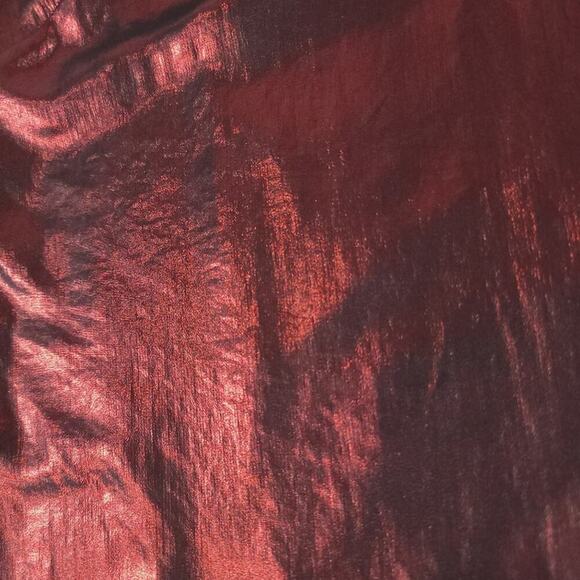 L'agence Foiled Shimmer Tank Top Holiday Red - Picture 6 of 11